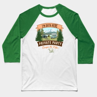 Escape to the Country Baseball T-Shirt